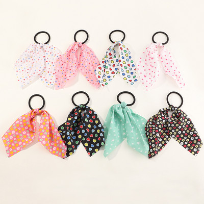 Korejska mala, svježa zvijezda u obliku srca, cvjetni rep, prsten za kosu, pokrivalo za glavu za djevojčice, djeca, ljupko uže za kosu, komplet traka za kosu