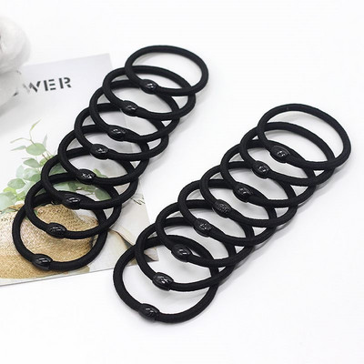 Egyszerű elasztikus hajpántok Solid Candy Color Ropogós Aranyos Gumiszalag Gyöngyös Fejdísz Karika Hajpántok Lányoknak Hajkiegészítők