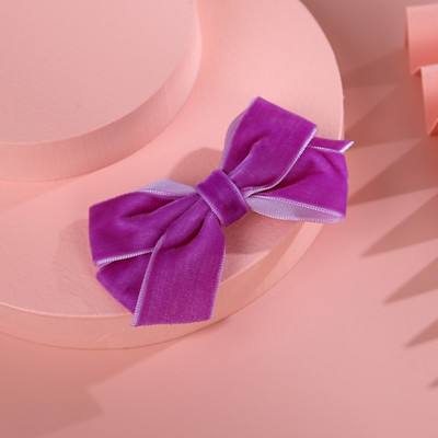 Mergaičių aksominės plaukų segtukai mergaitėms, lankeliai, plaukų juostelės, moteriškos „bowknot“ juostos „Barrette“ vaikams Naujųjų metų aksesuarai, 2020 m. plaukų segtukai