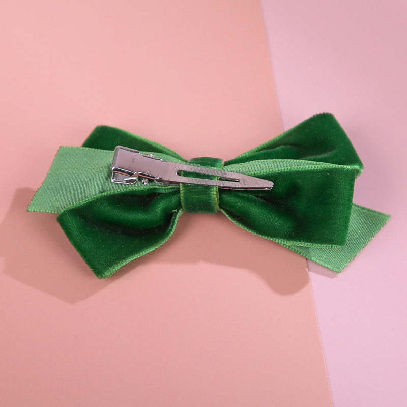 Mergaičių aksominės plaukų segtukai mergaitėms, lankeliai, plaukų juostelės, moteriškos „bowknot“ juostos „Barrette“ vaikams Naujųjų metų aksesuarai, 2020 m. plaukų segtukai