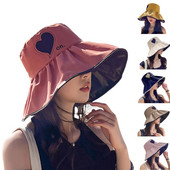 Divatos, csomagolható vödörsapka UV fényvédő strandsapka szabadtéri tevékenységekhez