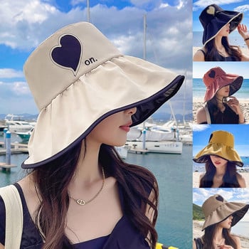 Καπέλο Fashion Packable Bucket Καπέλο παραλίας προστασίας από τον ήλιο UV για υπαίθριες δραστηριότητες