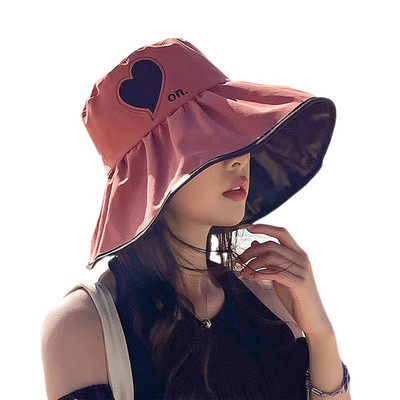 Divatos, csomagolható vödörsapka UV fényvédő strandsapka szabadtéri tevékenységekhez