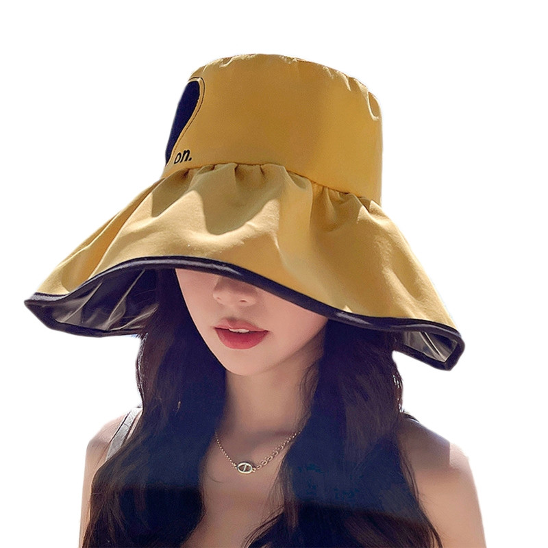 Divatos, csomagolható vödörsapka UV fényvédő strandsapka szabadtéri tevékenységekhez