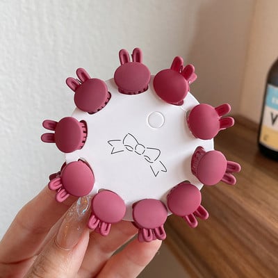 Slatke djevojke Male mat zečje kandže Dječje ljupke kopče za kosu Ukosnice Trake za glavu Dječji modni dodaci za kosu