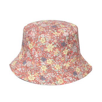 FOXMOTHER Νέα Μόδα Άνοιξη Καλοκαίρι Panama Bob Caps Floral Bucket Καπέλα για Γυναικεία Γυναικεία