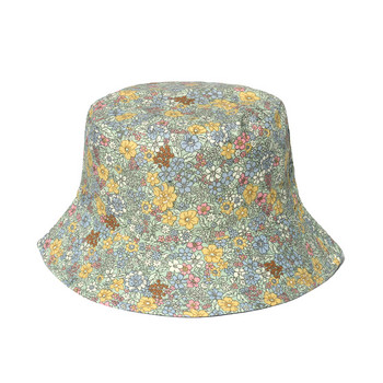 FOXMOTHER Νέα Μόδα Άνοιξη Καλοκαίρι Panama Bob Caps Floral Bucket Καπέλα για Γυναικεία Γυναικεία