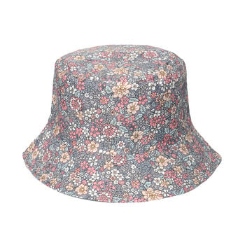 FOXMOTHER Νέα Μόδα Άνοιξη Καλοκαίρι Panama Bob Caps Floral Bucket Καπέλα για Γυναικεία Γυναικεία