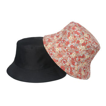 FOXMOTHER Νέα Μόδα Άνοιξη Καλοκαίρι Panama Bob Caps Floral Bucket Καπέλα για Γυναικεία Γυναικεία