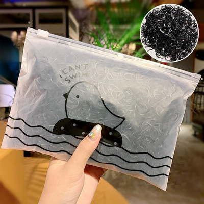 1000 komada šarenih prstenova za kosu za slatke djevojke Jednokratne elastične trake za kosu Držač za konjski rep Gumice za kosu Dječji dodaci za kosu