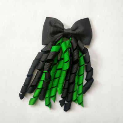 Elastične trake za kosu za djevojčice Vezice Mašne Kovrčave vrpce Korker Držači za konjski rep Čep Čep 2,7 inča Mašna s kićankama Streamer PD031