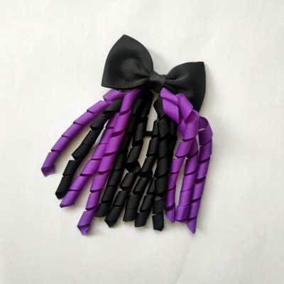 Elastične trake za kosu za djevojčice Vezice Mašne Kovrčave vrpce Korker Držači za konjski rep Čep Čep 2,7 inča Mašna s kićankama Streamer PD031