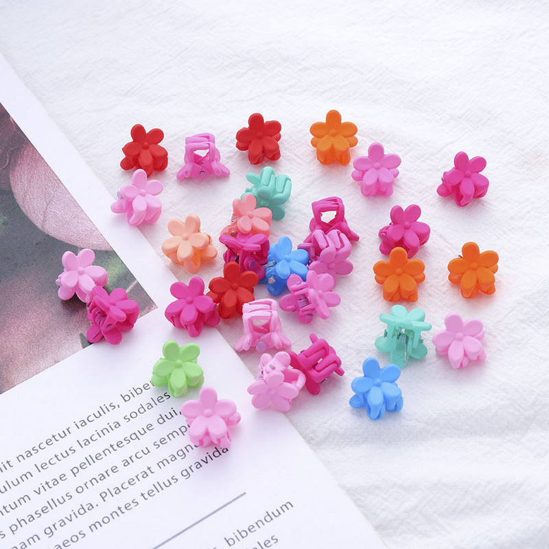 30 ks roztomilých sponiek do vlasov pre dievčatá a ženy, kvetinová korunka, detské vlasové pazúry, detské sponky do vlasov, detské vlasové doplnky, farebná sada sponiek do vlasov