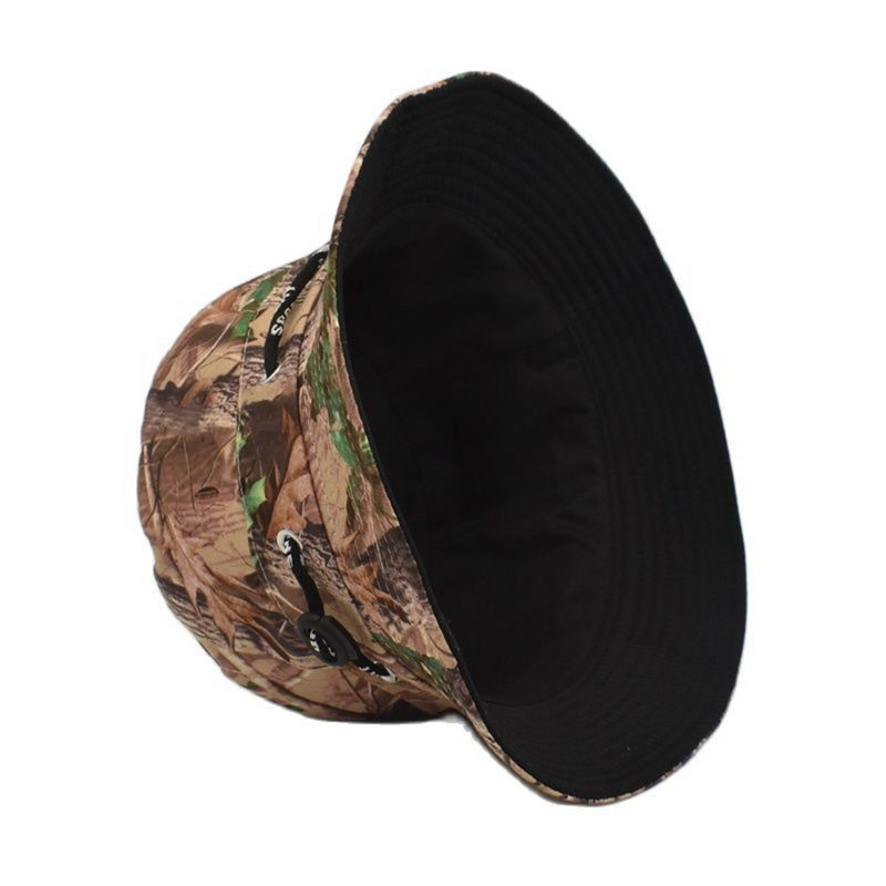 Kibiras Hat Vyrai 62 Kamufliažinės džiunglės Print Žvejo kepurė Vyrai ir Moterys Lauko Apsauga nuo saulės Skrybėlė Basin Hat Medvilninės kepurės moterims