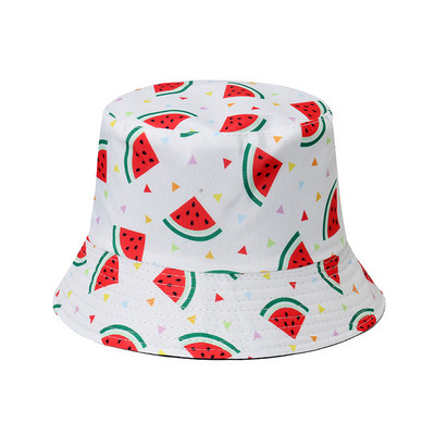 Nouă pălărie Bob de primăvară și vară femei boeme retro flori de caju cu buline flamingo pălării de găleată bărbați șapcă de soare casual pe două fețe