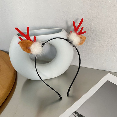 Božićna traka za glavu od rogovlja Noć vještica Slatka traka za glavu Snop kose s tankim rubom Ukosnica za kosu Tijara Trake za kosu Modni dodaci za kosu