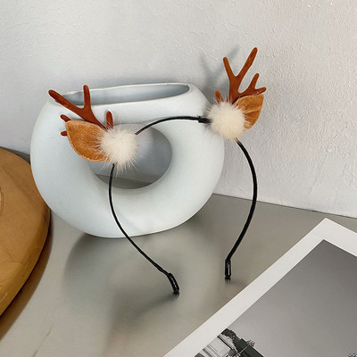 Božićna traka za glavu od rogovlja Noć vještica Slatka traka za glavu Snop kose s tankim rubom Ukosnica za kosu Tijara Trake za kosu Modni dodaci za kosu