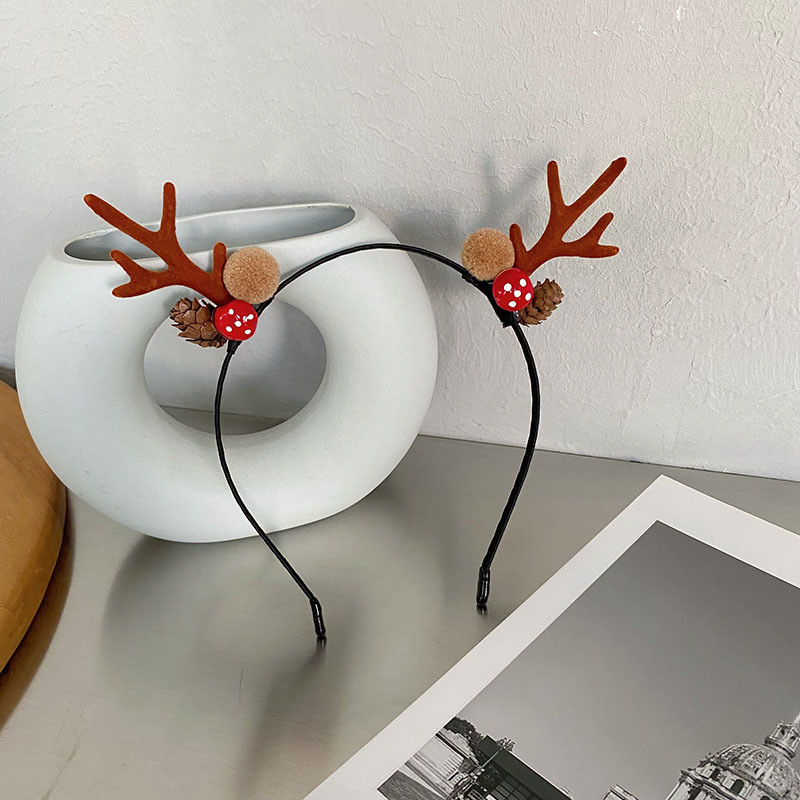 Božićna traka za glavu od rogovlja Noć vještica Slatka traka za glavu Snop kose s tankim rubom Ukosnica za kosu Tijara Trake za kosu Modni dodaci za kosu