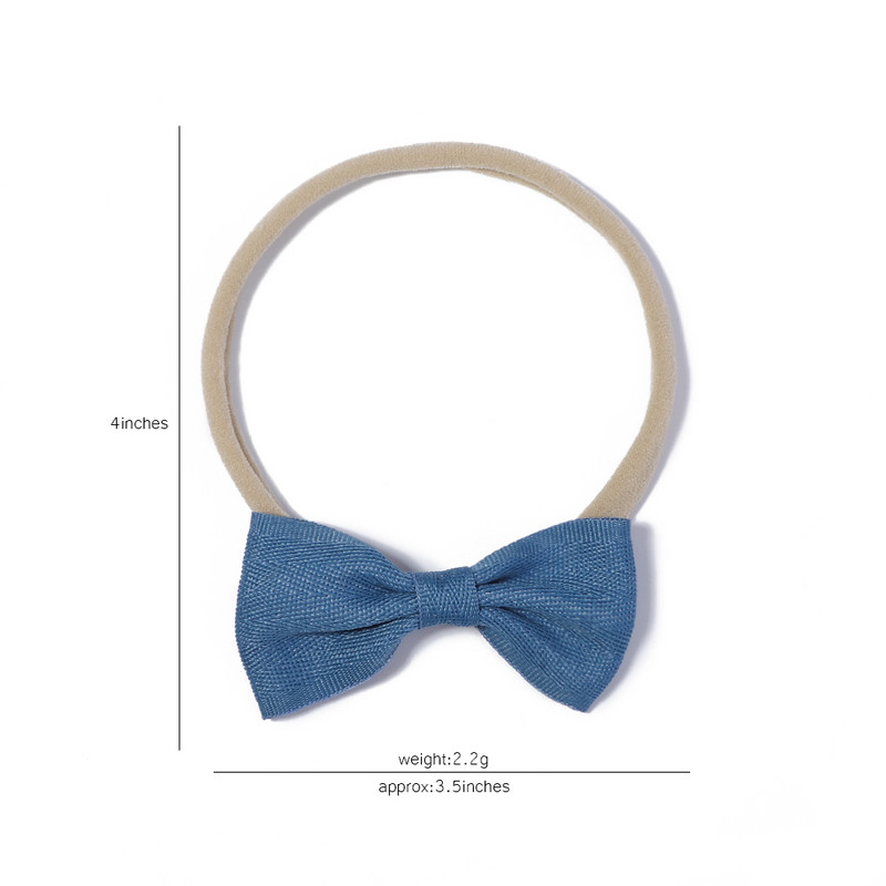 5Pcs/Set Dječje mašne Traka za glavu Najlonske trake za glavu Elastične trake za kosu za djecu Djevojčice Meke trake za kosu za malu djecu Dodaci za kosu za novorođenče