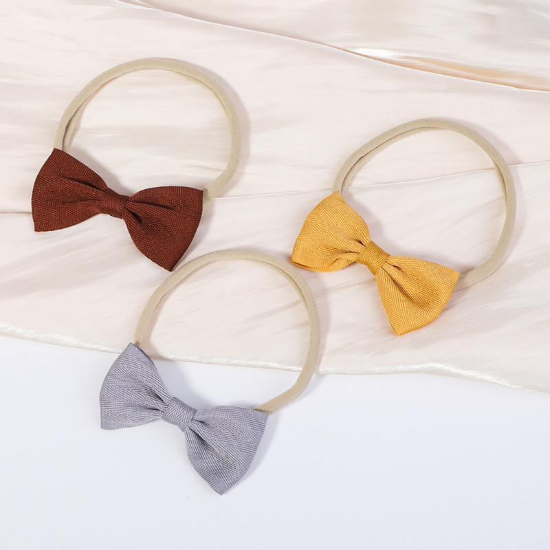 5Pcs/Set Dječje mašne Traka za glavu Najlonske trake za glavu Elastične trake za kosu za djecu Djevojčice Meke trake za kosu za malu djecu Dodaci za kosu za novorođenče