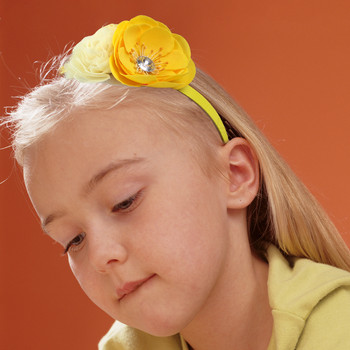 1 Pc Bows Headbands for Girls Sweet Rhinestone Shiny Flower Kids Hairband Παιδική 4 ιντσών Big Bow Αξεσουάρ μαλλιών