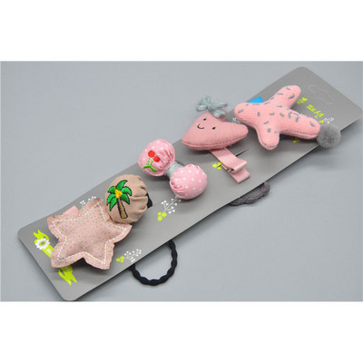 5Pcs/Set Visokokvalitetne dječje ukosnice iz crtića Set pokrivala za glavu Dječji ručno izrađeni zec medvjed Životinje Ukosnice Dodaci za djevojčice