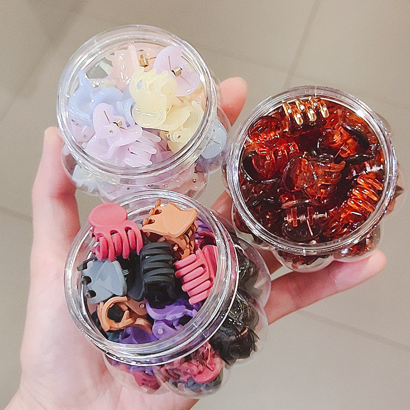 Reducere populară 30 / cutie acrilic mini agrafă de păr pentru fete