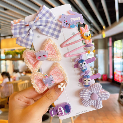 Novi 1 set cvjetnih leptir pruga slatke ukosnice slatke dječje kopče za kosu ukosnice modni dodaci za kosu ukras za glavu