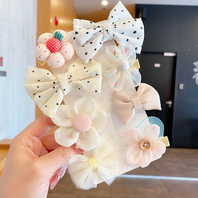 Novi 1 set cvjetnih leptir pruga slatke ukosnice slatke dječje kopče za kosu ukosnice modni dodaci za kosu ukras za glavu