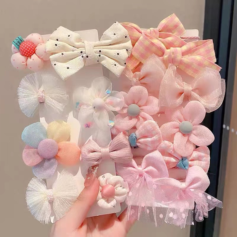 Novi 1 set cvjetnih leptir pruga slatke ukosnice slatke dječje kopče za kosu ukosnice modni dodaci za kosu ukras za glavu