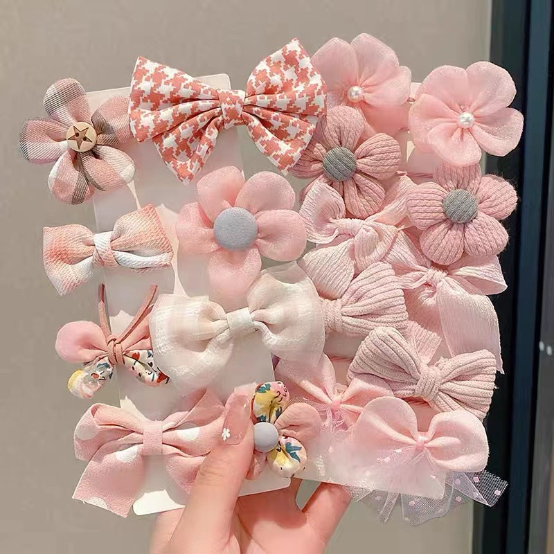 Novi 1 set cvjetnih leptir pruga slatke ukosnice slatke dječje kopče za kosu ukosnice modni dodaci za kosu ukras za glavu