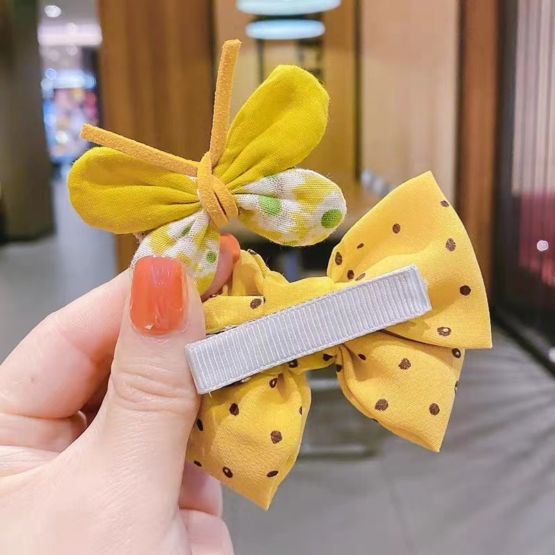 Novi 1 set cvjetnih leptir pruga slatke ukosnice slatke dječje kopče za kosu ukosnice modni dodaci za kosu ukras za glavu