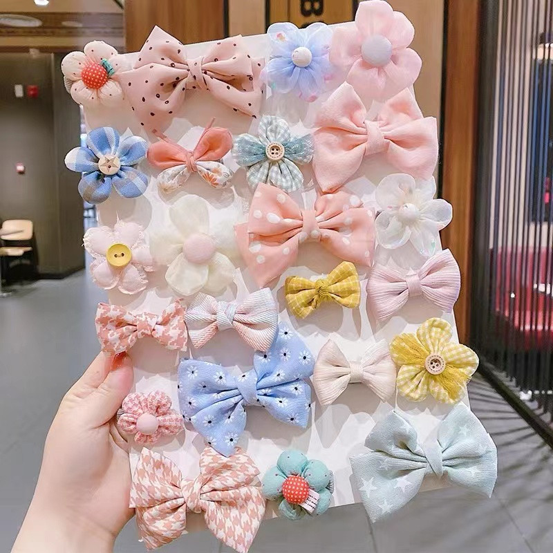 Novi 1 set cvjetnih leptir pruga slatke ukosnice slatke dječje kopče za kosu ukosnice modni dodaci za kosu ukras za glavu