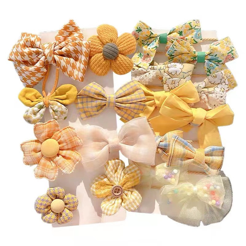 Novi 1 set cvjetnih leptir pruga slatke ukosnice slatke dječje kopče za kosu ukosnice modni dodaci za kosu ukras za glavu