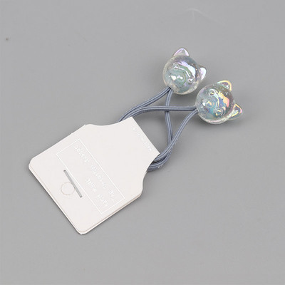 2 bucăți/set coreeană Scrunchies benzi de păr fete elastice elastice de cauciuc accesorii pentru păr pentru copii bentita ornamente cadou