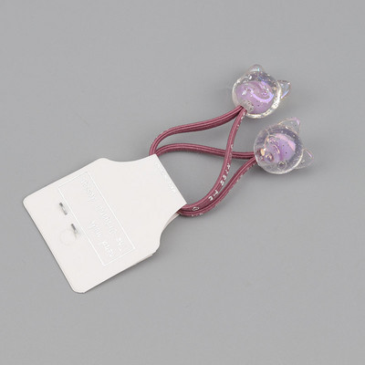 2 bucăți/set coreeană Scrunchies benzi de păr fete elastice elastice de cauciuc accesorii pentru păr pentru copii bentita ornamente cadou