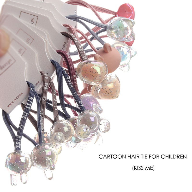 2 bucăți/set coreeană Scrunchies benzi de păr fete elastice elastice de cauciuc accesorii pentru păr pentru copii bentita ornamente cadou