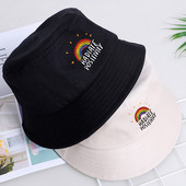Zračite pozitivnošću Rainbow Anime Ribarski šeširi Unisex Sklopiva kapa za plažu Hip Hop Outdoor Bucket Kape Krema za sunčanje Sportske Panama kape