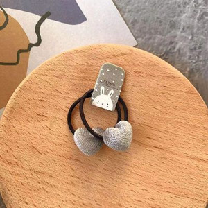 Agrafe din catifea Inimă în carouri stea Benzi pentru păr elastice Legată frânghie pentru păr Fete Accesorii pentru păr Copii Femei