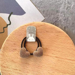 Agrafe din catifea Inimă în carouri stea Benzi pentru păr elastice Legată frânghie pentru păr Fete Accesorii pentru păr Copii Femei