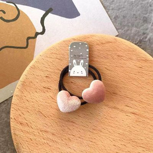 Agrafe din catifea Inimă în carouri stea Benzi pentru păr elastice Legată frânghie pentru păr Fete Accesorii pentru păr Copii Femei