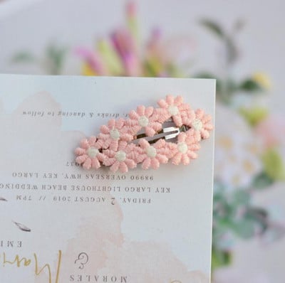 6 buc/set Moda Noi femei de tricotat floare ac de păr Copii Barete colorate Agrafă de păr coreeană Fete Copii Accesorii de păr drăguțe