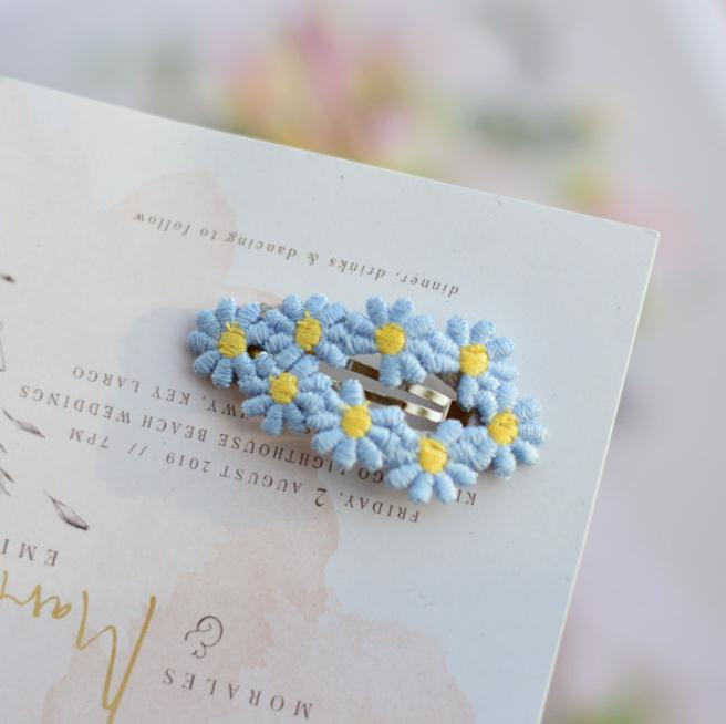 6 buc/set Moda Noi femei de tricotat floare ac de păr Copii Barete colorate Agrafă de păr coreeană Fete Copii Accesorii de păr drăguțe