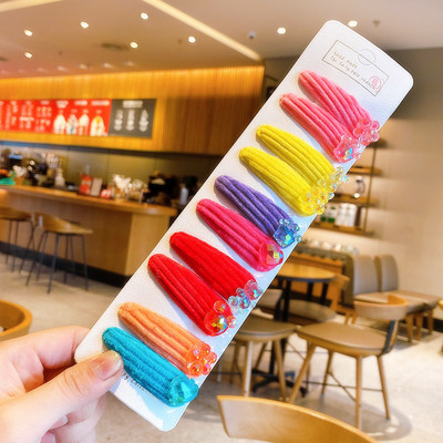 5/10 bucăți/set copii drăguț din nailon cu desene animate fructe agrafe agrafe de păr fete ornamente minunate agrafe de păr accesorii de păr pentru copii