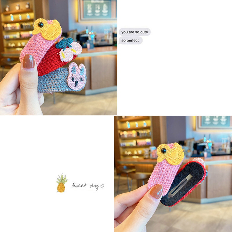 5/10 bucăți/set copii drăguț din nailon cu desene animate fructe agrafe agrafe de păr fete ornamente minunate agrafe de păr accesorii de păr pentru copii