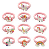 10 kom/lot Svjetlucavi dodaci za jednoroga Ukosnice Elastične gumice za kosu Igla za djevojčice Šljokice Ukosnice Držač za konjski rep Najlonsko uže