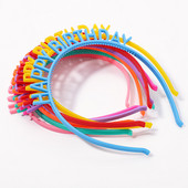 5 kom/lot Sretan rođendan Plastične trake za kosu Trake za kosu za djevojčice Sretan rođendan Trake za glavu Party Favor Ukrasi za kosu Pokrivala za glavu Veleprodaja