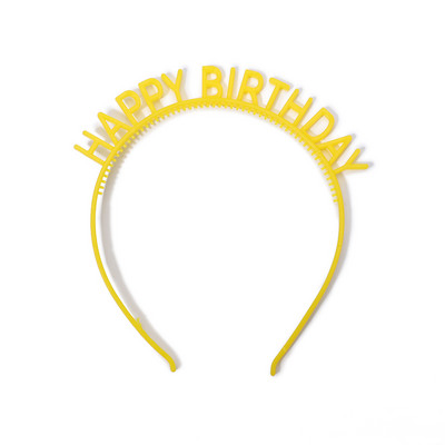 5 kom/lot Sretan rođendan Plastične trake za kosu Trake za kosu za djevojčice Sretan rođendan Trake za glavu Party Favor Ukrasi za kosu Pokrivala za glavu Veleprodaja
