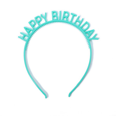 5 kom/lot Sretan rođendan Plastične trake za kosu Trake za kosu za djevojčice Sretan rođendan Trake za glavu Party Favor Ukrasi za kosu Pokrivala za glavu Veleprodaja