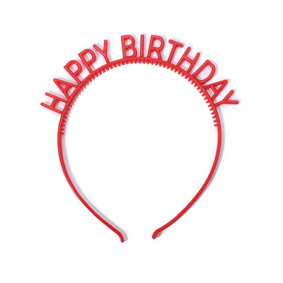 5 kom/lot Sretan rođendan Plastične trake za kosu Trake za kosu za djevojčice Sretan rođendan Trake za glavu Party Favor Ukrasi za kosu Pokrivala za glavu Veleprodaja